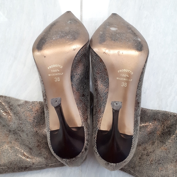 Prodotto Snake skin stiletto boots - Picture 4 of 4